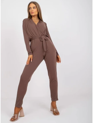 Dámský overal-EM-KO-U603.46P-hnědý Dámský overal-EM-KO-U603.46P-hnědý