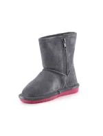 Dětské zimní boty Emma pro batolata 608TZ-903 Charcoal Pomberry - BearPaw Dětské zimní boty Emma pro batolata 608TZ-903 Charcoal Pomberry - BearPaw