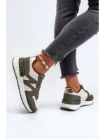 Dámské tenisky z ekologické kůže zelené Kajmány