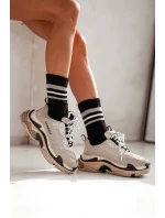 Dámské ponožky s ozdobným tiskem Černé Dámské ponožky s ozdobným tiskem Černé