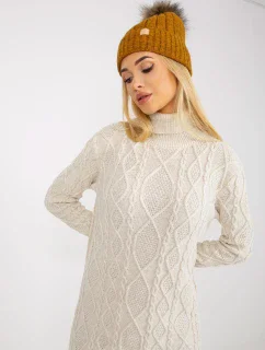 Dámská čepice JK CZ 8.71 tmavě žlutá