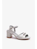Sandály na podpatku model 196330 Step in style Sandály na podpatku model 196330 Step in style