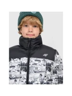 Chlapecká péřová bunda se syntetickou výplní 4F 4FJRAW25TDJAM0749-10A