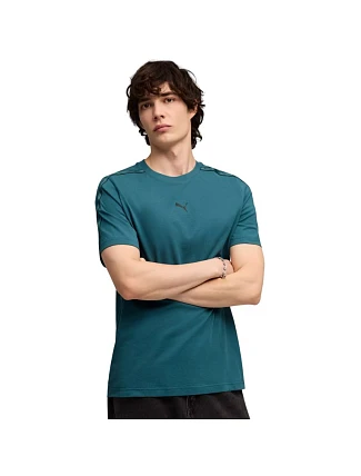 Pánské tričko Puma Tape Tee tyrkysové 691693 41 pánské