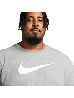 Pánské tričko Nike Sportswear Swoosh Tee Icon grey DC5094 063 pánské