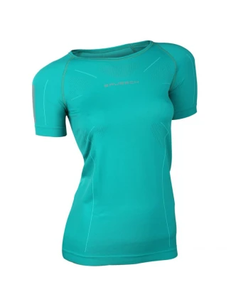 Brubeck Athletic dámské tričko azurově zelené SS11080 Brubeck Athletic dámské tričko azurově zelené SS11080
