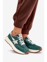 Dámské Sportovní Boty Z Semiše Na Platformě 66720 Zelené Vinceza Dámské Sportovní Boty Z Semiše Na Platformě 66720 Zelené Vinceza