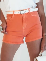 Dámské džínové šortky GLAMWEAR oranžové FashionStreet SY0358 Dámské džínové šortky GLAMWEAR oranžové FashionStreet SY0358
