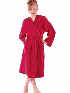 Dětský župan Tampa s kapucí 9149 rubínová - Vestis