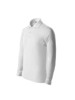 Dětské tričko Pique Polo LS (bílé)