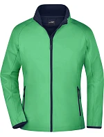 Daiber JN 1129 Dámská 2-vrstvá promo softshellová bunda 02.1129 green/navy