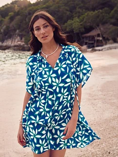 Style Tahiti tunika 8643 modrá oceán - RosaFaia