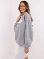 Mikina EM BL 617 16.01X melange šedá