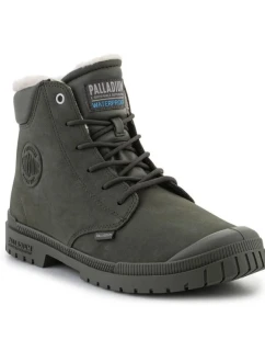 Palladium SP20 Cuff Leather Waterproof WL U 79067-325-M Olive Night boty