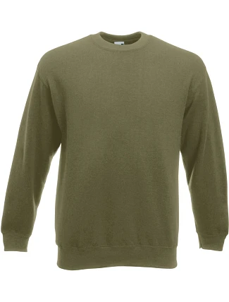 Fruit of the Loom Premium Set-In Sweat Pánská mikina 16.2154 classic olive