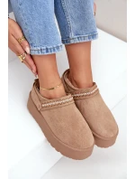 Sněhule S Dekorativním Vyšíváním Béžové Selithria