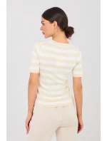 Svetr s krátkým rukávem  model 224317 Factory Price