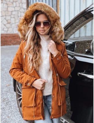 Dámská parka STELLA camel FashionStreet TY3182