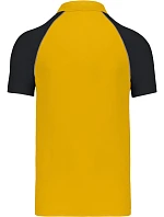 Kariban K 226 Baseballové piqué polo 20.K226 yellow/light grey/black Kariban K 226 Baseballové piqué polo 20.K226 yellow/light grey/black