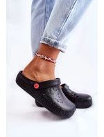 Dámské světlé pantofle Big Star II275001 Černá