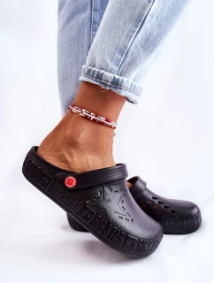 Dámské světlé pantofle Big Star II275001 Černá