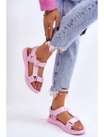 Dámské sandály Big Star LL274A100 Růžové
