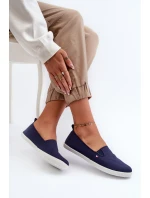Dámské námořnické slip-on tenisky modré Adrancia