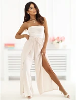 Kalhoty CS SP XYS3375.03 světle béžové