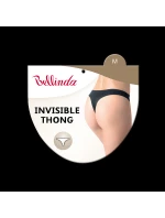 Dámská bezešvá tanga INVISIBLE THONG - BELLINDA - černá