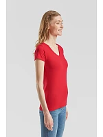 Fruit of the Loom Lady-Fit Valueweight V-Neck T Dámské tričko s výstřihem do V 16.1398 heather grey Fruit of the Loom Lady-Fit Valueweight V-Neck T Dámské tričko s výstřihem do V 16.1398 heather grey