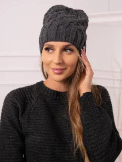 Fleecová čepice Agnes K239 graphite