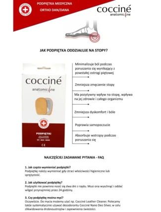 Coccine Heel Pad Corck And Leather Peccary