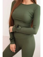 Dámský komplet 0333 khaki - Kesi