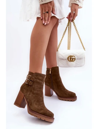 Boty na podpatku  model 185330 Step in style