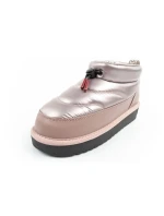 D.Franklin sněhule dámské zimní módní zateplené boty rose gold dámské