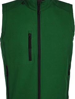 SOL'S Rallye Men Pánská 3-vrstvá softshellová vesta 25.6601 bottle green