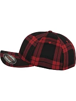 Flexfit 6197 6 panelová kšiltovka "Tartan Plaid" 55.6197 black/red Flexfit 6197 6 panelová kšiltovka "Tartan Plaid" 55.6197 black/red