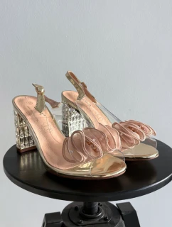 Sandály na podpatku model 225147 Step in style