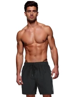 Pánské tmavě šedé šortky FashionStreet SX2529 Pánské tmavě šedé šortky FashionStreet SX2529