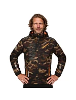 Geographical Norway Softshellová bunda Royaute M WU1057H-GN-KAKI-ORANGE pánské