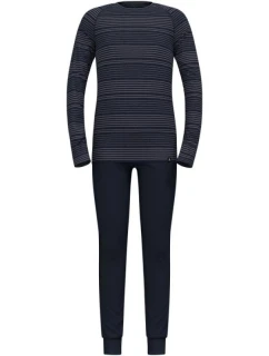 Termoaktivní prádlo - Odlo Set ACTIVE WARM Special Set velikost M námořnická modrá