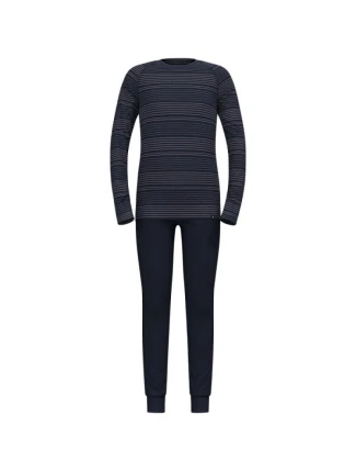 Termoaktivní prádlo - Odlo Set ACTIVE WARM Special Set velikost M námořnická modrá