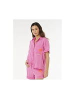 Dámské tričko RIP CURL Hotel Malibu Embroid Shirt, růžové Dámské tričko RIP CURL Hotel Malibu Embroid Shirt, růžové