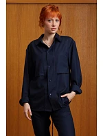 NEOBLU Madden Košilová bunda 24.4802 deep black NEOBLU Madden Košilová bunda 24.4802 deep black
