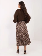 Sukně MI SD 8400.17 tmavě hnědá