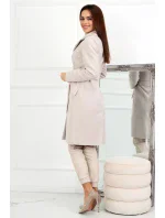 Dámský kabát Malika béžový- Merce Dámský kabát Malika béžový- Merce