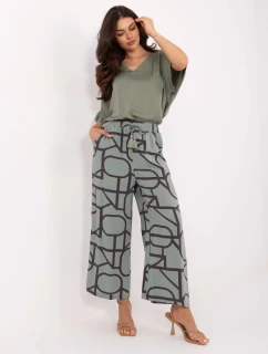 Kalhoty D73771M62237G pistácie