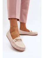 Dámské klasické mokasíny s dekorací Béžová Ainslee Dámské klasické mokasíny s dekorací Béžová Ainslee