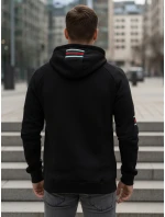 Pánská mikina s kapucí černá FashionStreet BX5943