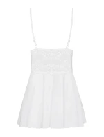 Dámske erotické prádlo 810-BAB white - OBSESSIVE Dámske erotické prádlo 810-BAB white - OBSESSIVE